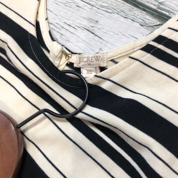 3/25 SALE J.CREW Striped Fit Flare Villa Dress XXS - Picture 6 of 8